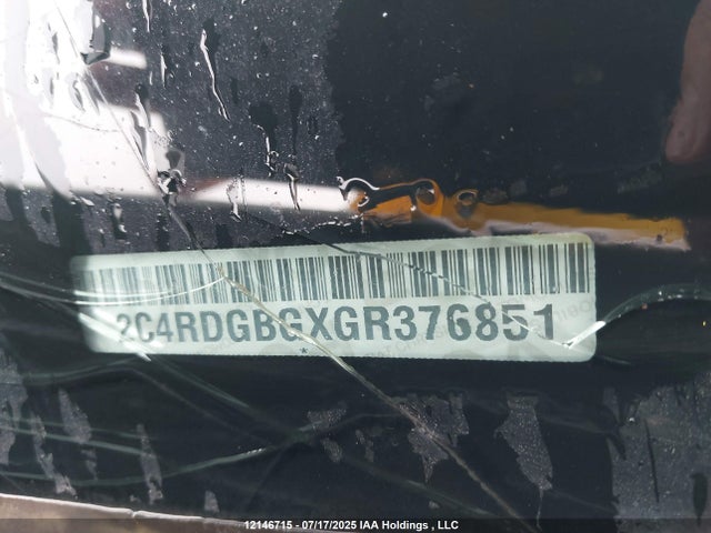 2C4RDGBGXGR376851 Dodge 2016