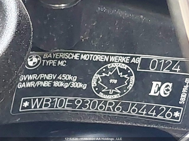 WB10E9306R6J64426 BMW M 1000 Xr