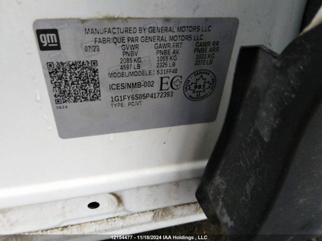 1G1FY6S05P4172393 Chevrolet 2023