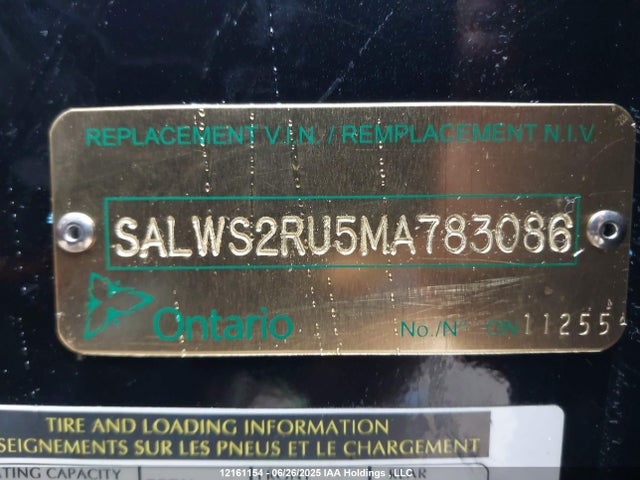 Land Rover aj20p6 2021 SALWS2RU5MA783086 Image 17