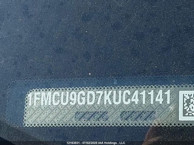 1FMCU9GD7KUC41141 Ford 1.5l gtdi sigma w/premium fuel