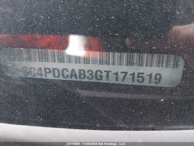 Dodge Journey Cvp/se Plus 2016 3C4PDCAB3GT171519 Image 9
