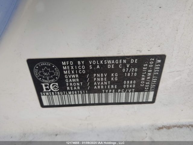 3VWEB7BU7LM067511 Volkswagen Jetta