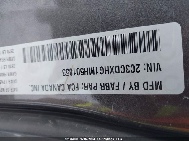 Dodge Charger 2021 2C3CDXHG1MH501853 Image 9