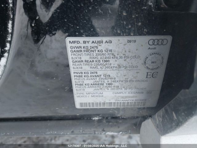 WA1ANAFY3L2015958 Audi Q5