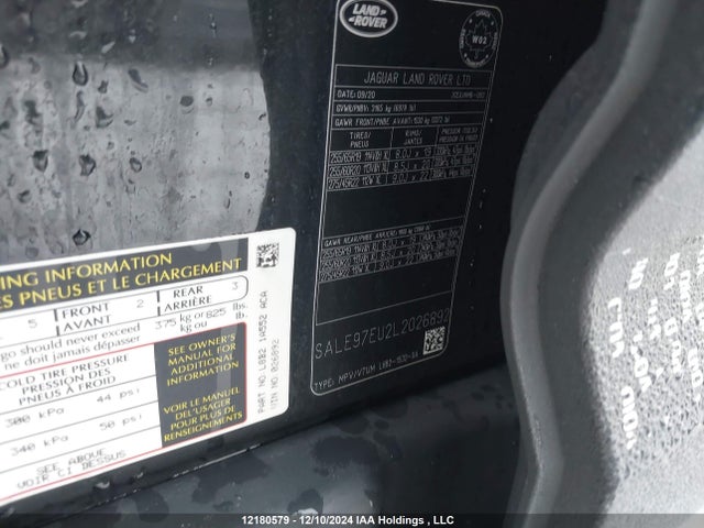 Land Rover Defender 110 2020 SALE97EU2L2026892 Image 9