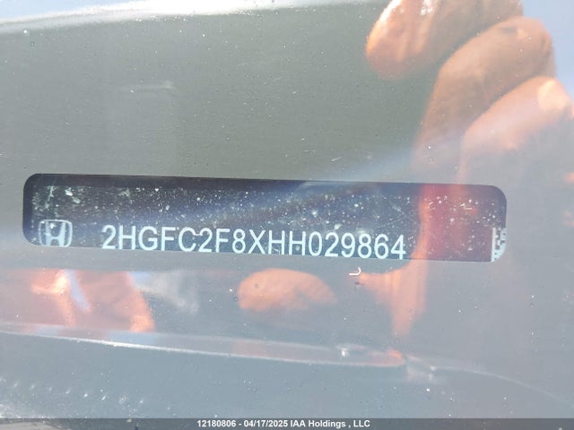 2HGFC2F8XHH029864 Honda k20c2