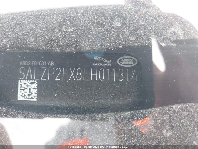 Land Rover RANGE ROVER EVOQUE 2020 SALZP2FX8LH011314 Image 9