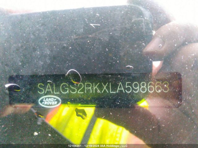 SALGS2RKXLA598663 Land Rover Range Rover Hse