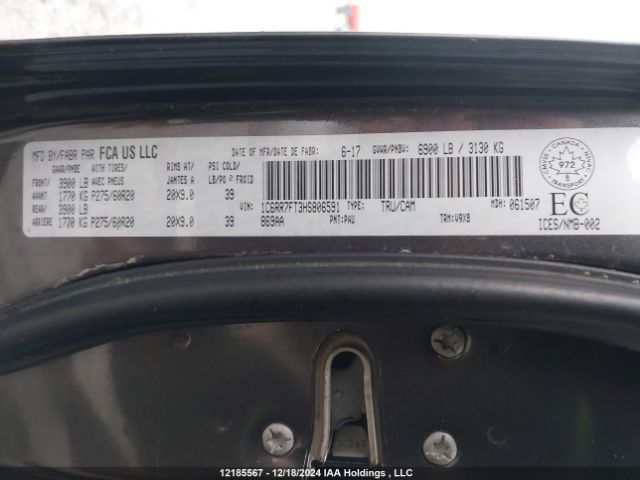 1C6RR7FT3HS806591 Dodge 1500