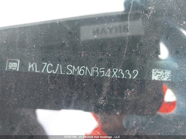 KL7CJLSM6NB548332 Chevrolet Trax