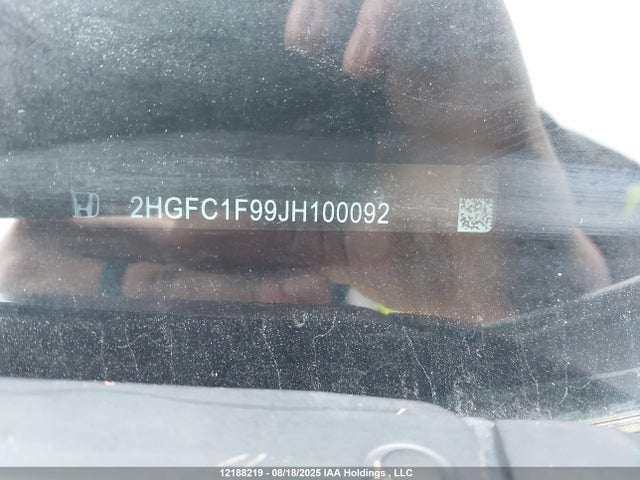 2HGFC1F99JH100092 Honda l15b7