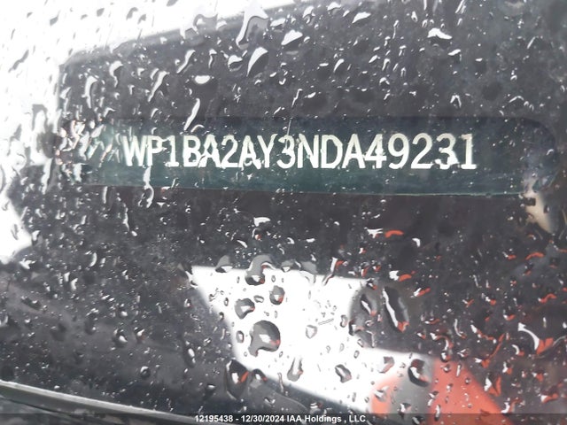 Porsche 2022 2022 WP1BA2AY3NDA49231 Image 19