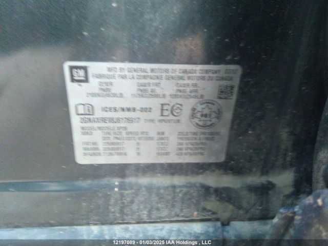 2GNAXREV8J6176917 Chevrolet EQUINOX LS