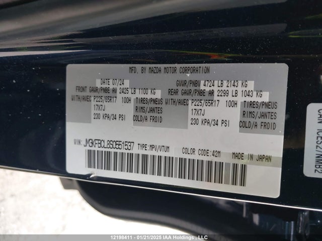 Mazda Cx-5 Preferred 2025 JM3KFBCL8SO551537 Image 9