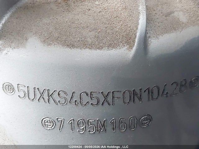 5UXKS4C5XF0N10428 BMW X5 Xdrive35d