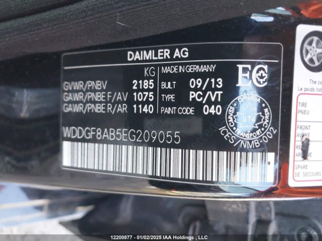 WDDGF8AB5EG209055 Mercedes-Benz C 300 4matic