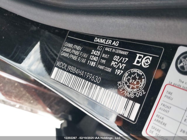 Mercedes-Benz Cls-Class 2017 WDDLJ9BB4HA199630 Image 9