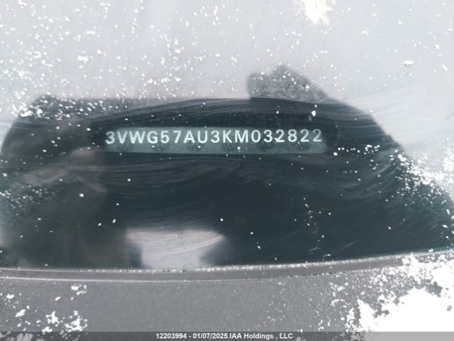 3VWG57AU3KM032822 Volkswagen Golf