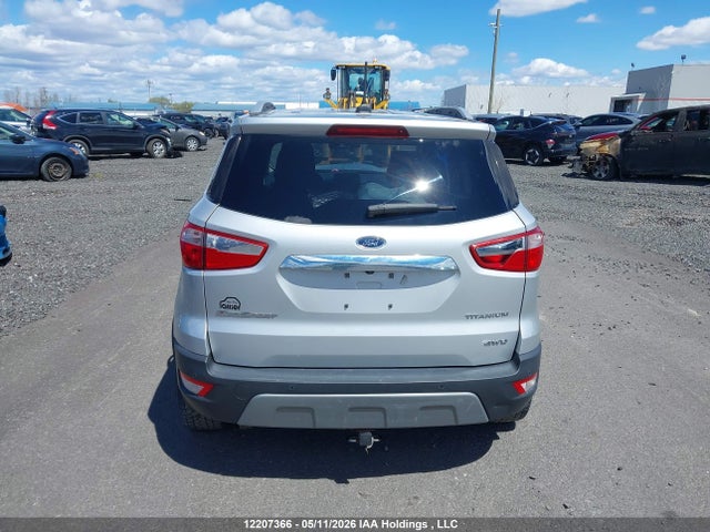 2018 Ford Ecosport მანქანა იყიდება აუქციონზე, vin: MAJ6P1WL3JC159663, აუქციონის ნომერი: 12207366
