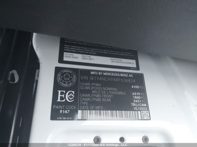 W1Y4NCHY4RP636824 Mercedes-Benz Sprinter 2500