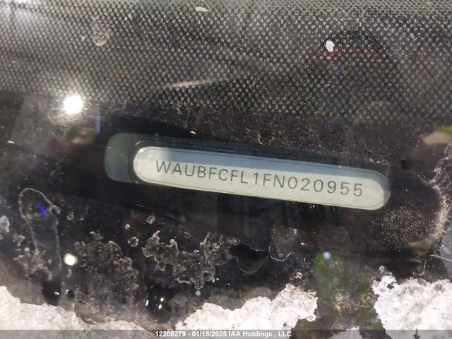 WAUBFCFL1FN020955 Audi flex fuel capable engine