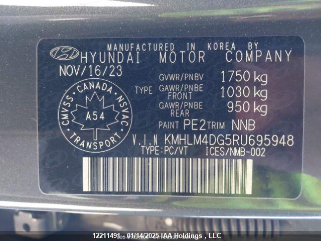 Hyundai ELANTRA SEL 2024 KMHLM4DG5RU695948 Image 10