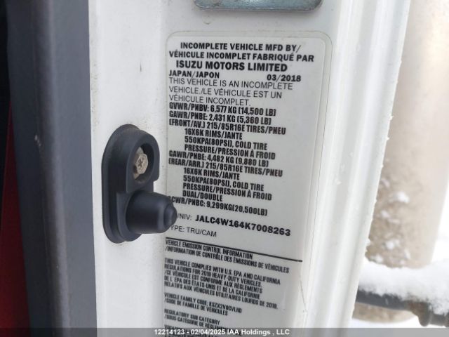 JALC4W164K7008263 Isuzu Npr Hd