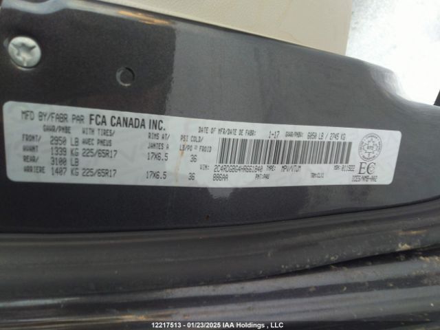2C4RDGBG4HR661840 Dodge Grand Caravan Se