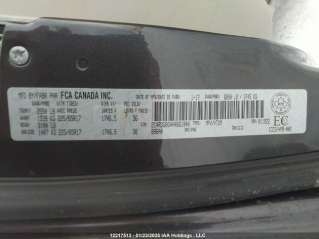 2C4RDGBG4HR661840 Dodge Grand Caravan Se