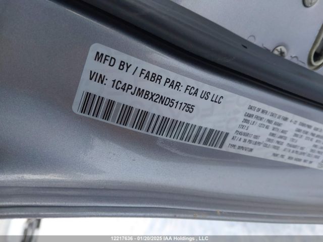 1C4PJMBX2ND511755 Jeep Cherokee