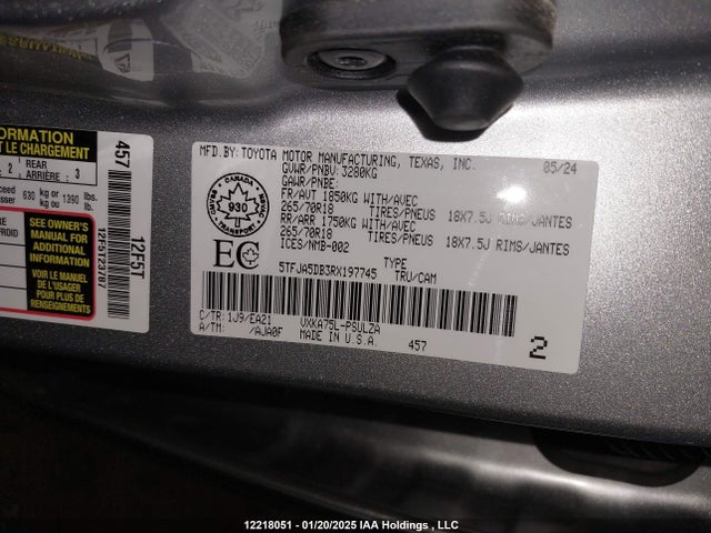 Toyota v35a-fts 2024 5TFJA5DB3RX197745 Image 18