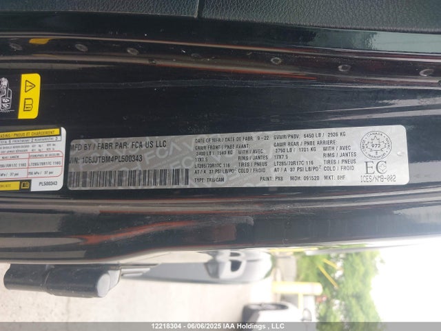 1C6JJTBM4PL500343 Jeep 2023
