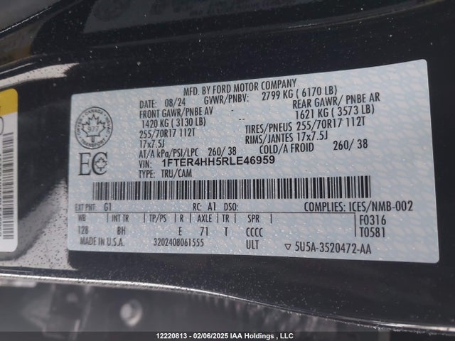 1FTER4HH5RLE46959 Ford 2024