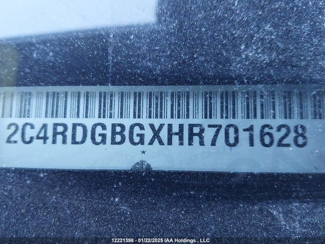 2C4RDGBGXHR701628 Dodge Grand Caravan Se