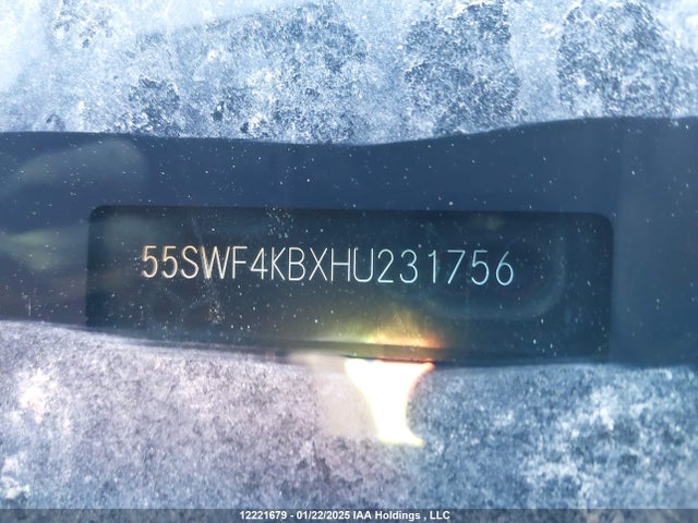 55SWF4KBXHU231756 Mercedes-Benz C-Class