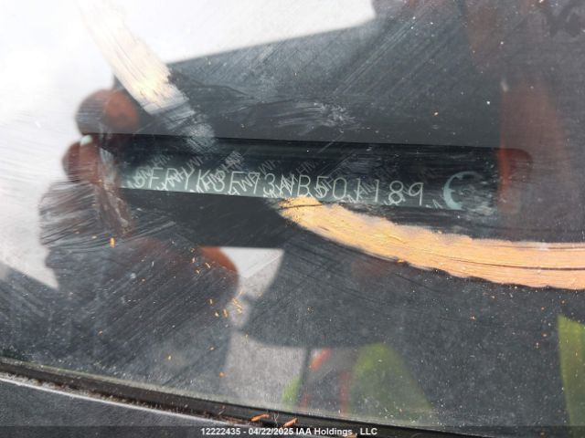 5FPYK3F73NB501189 Honda j35y6