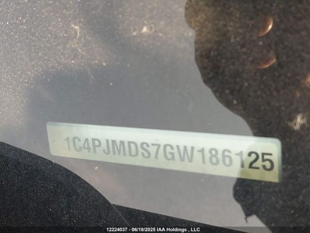 1C4PJMDS7GW186125 Jeep Cherokee Limited