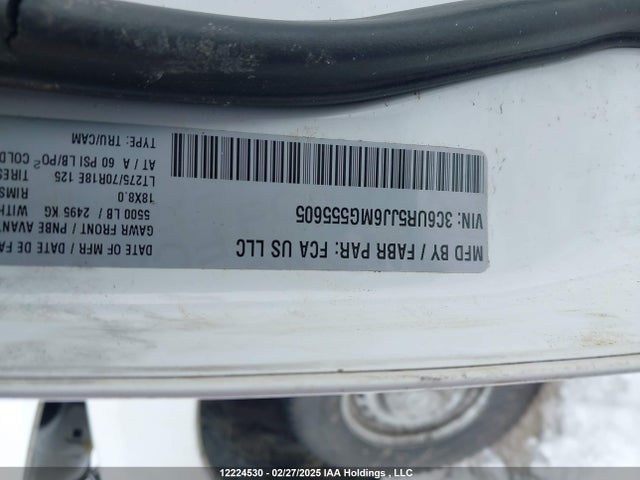 3C6UR5JJ6MG555605 RAM 2021