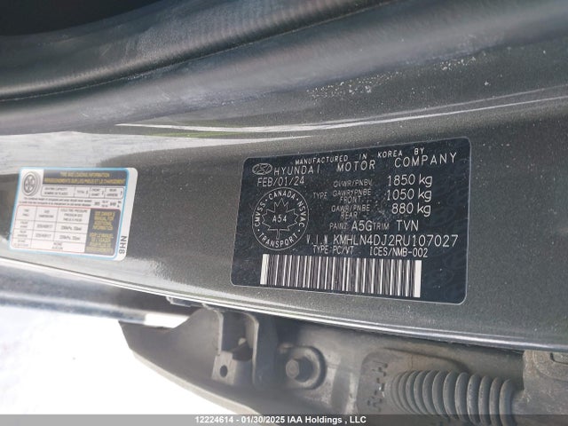 KMHLN4DJ2RU107027 Hyundai gdi kappa