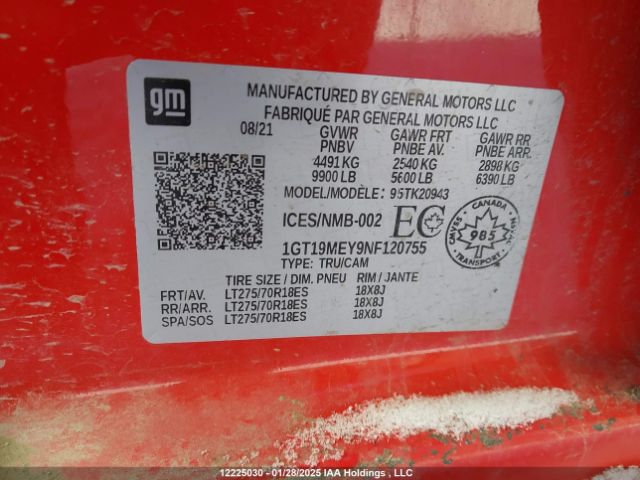1GT19MEY9NF120755 GMC l5p