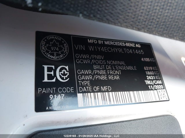 W1Y4ECHY9LT041465 Mercedes-Benz Sprinter 2500