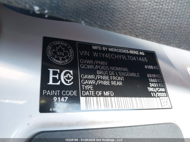 W1Y4ECHY9LT041465 Mercedes-Benz Sprinter 2500