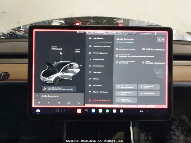5YJ3E1EA5LF704108 Tesla MODEL 3