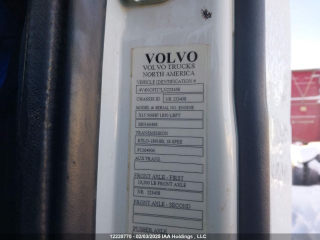 4V4NC9TJ7LN223458 Volvo isx15l