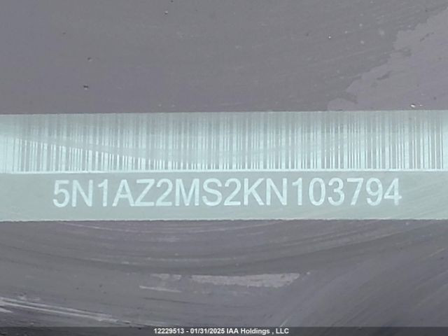 5N1AZ2MS2KN103794 Nissan 2019