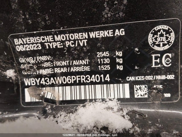 WBY43AW06PFR34014 BMW I4