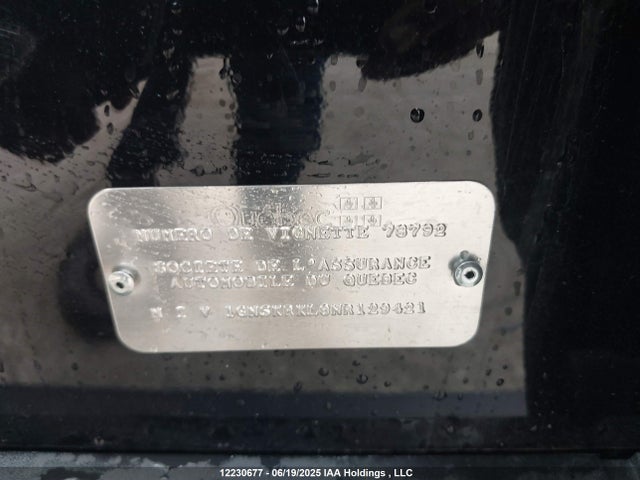 1GNSKRKL8NR129421 Chevrolet l87 - di dfm, alum, gen 5