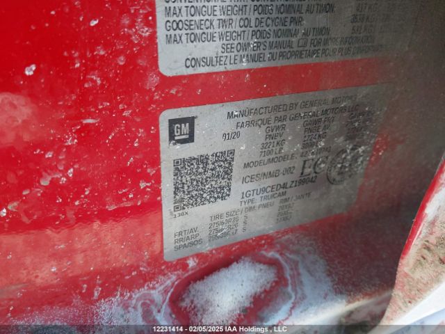 1GTU9CED4LZ199042 GMC Sierra K1500 Elevation