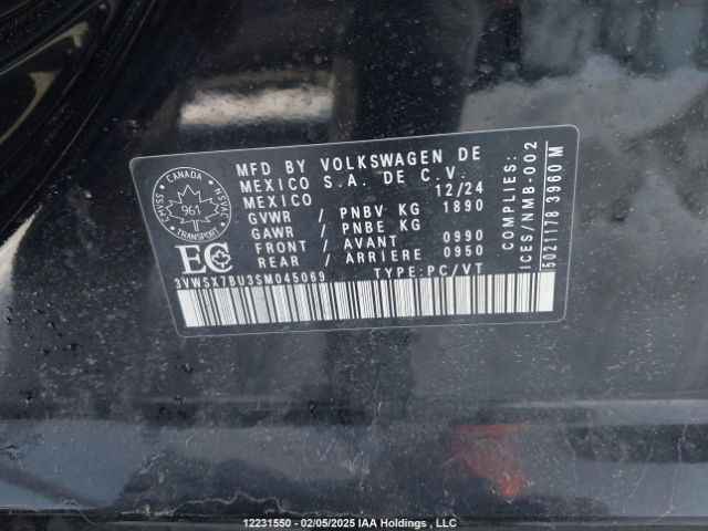 3VWSX7BU3SM045069 Volkswagen Jetta Comfortline